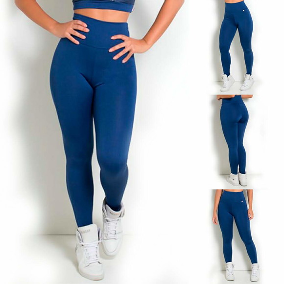 Supplex High Waist Legging, Blue